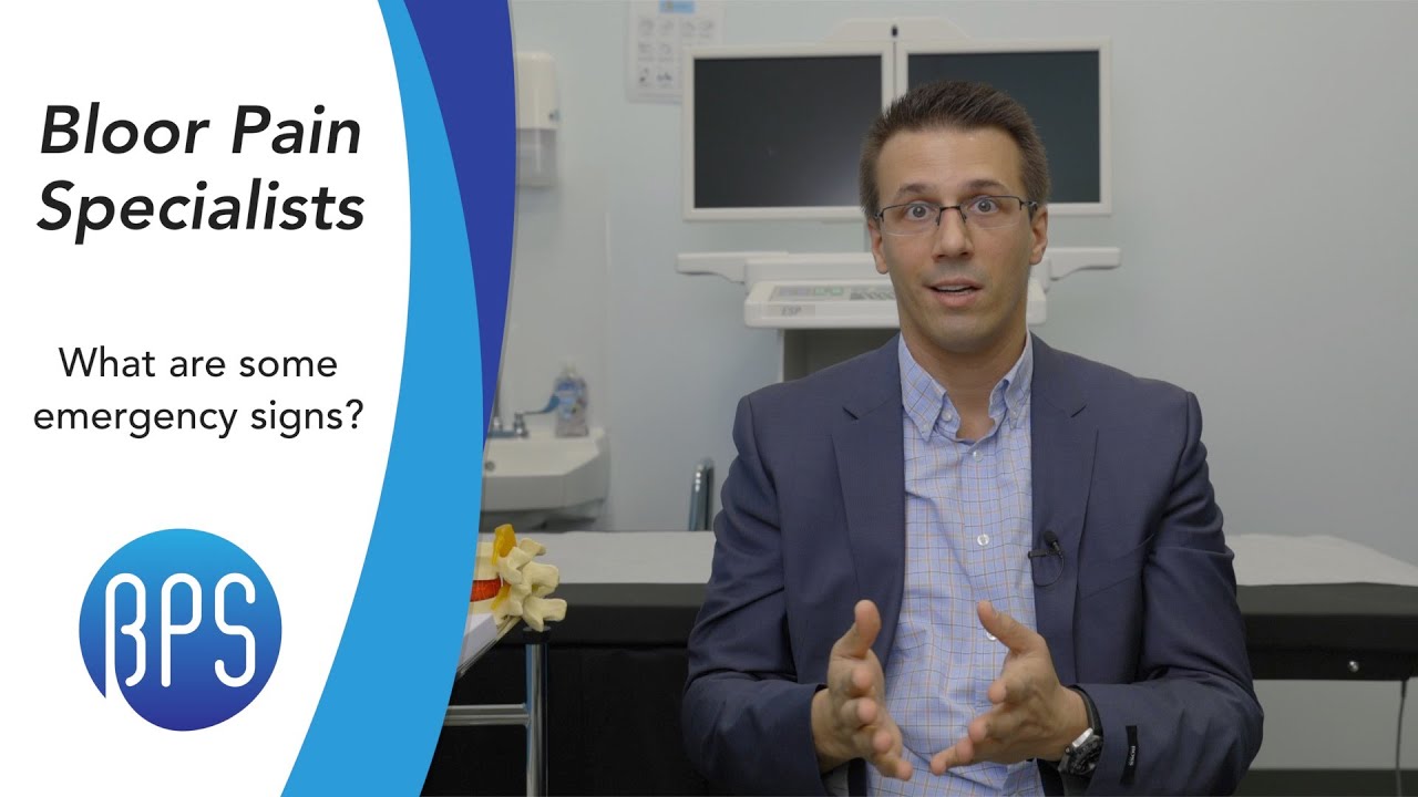 What Are Some Emergency Signs of Low Back Pain & Sciatica? - Potential Spine or Nerve Damage