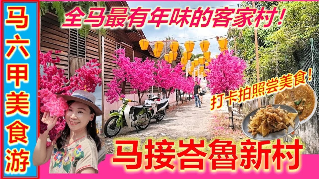 马六甲必游的新村, 品尝客家美食/新村人情味/马六甲峇峇煎蕊及叻沙/万里香沙爹朱律/夜游马六甲河/马六甲美食游上集/Machap Baru Melaka
