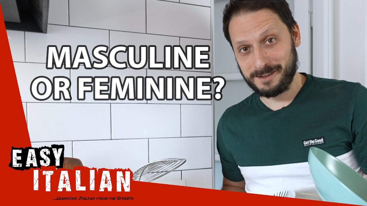 Italian Word Endings: Masculine, Feminine, Singular and Plural | Super Easy Italian 26