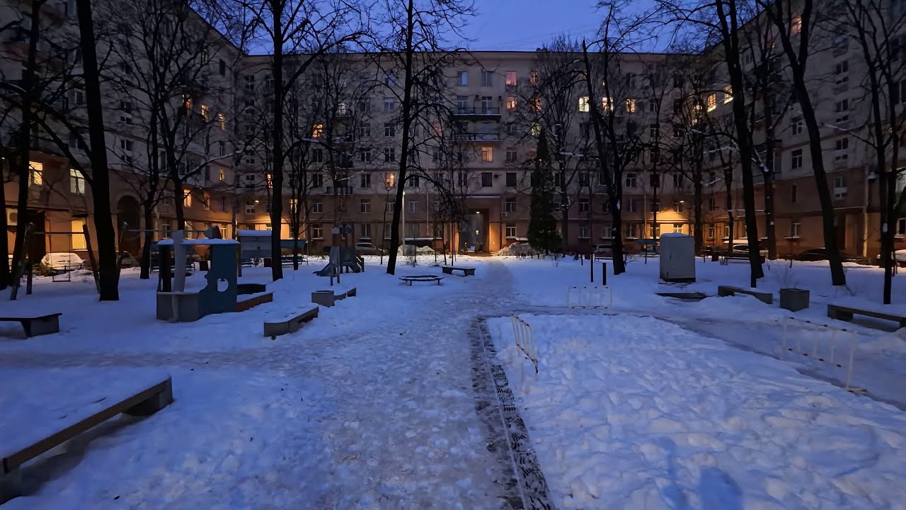 Уютные сталинские дворики. Январь 2026.