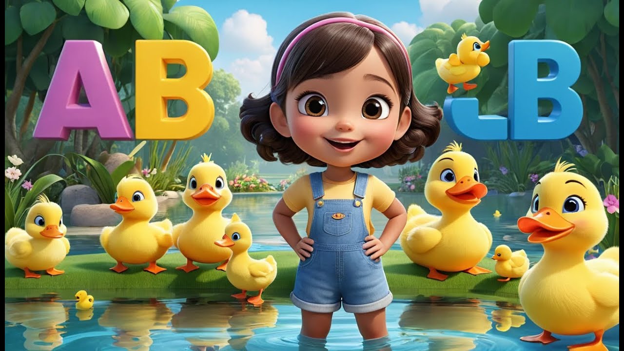 🦆 Little Duck Duck ABC Song 🔤🎶 | Fun Alphabet Learning for Toddlers