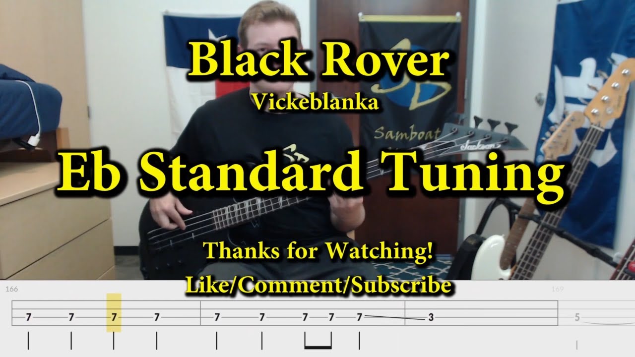 Black Rover - Vickeblanka (Black Clover Anime Bass Cover with Tabs)