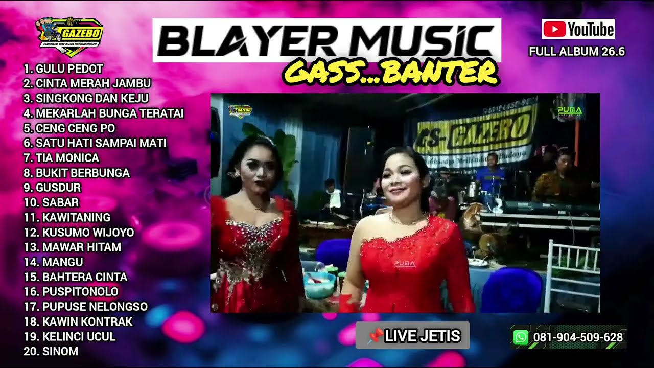 BLAYER music live jetis full album 26.6 by campursari gazebo 