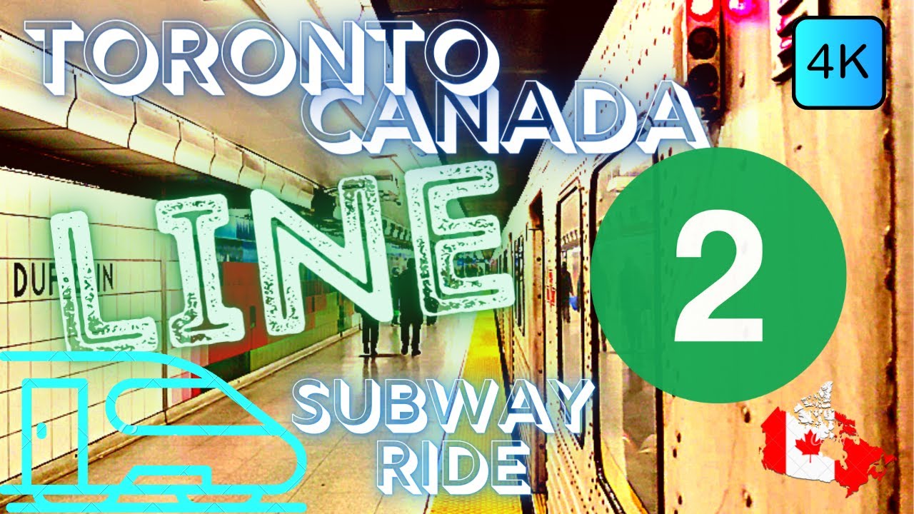 TORONTO, CANADA 🇨🇦 &ndash; SUBWAY LINE 2, TTC RIDE FROM KIPLING TO KENNEDY &ndash; 4K RIDE