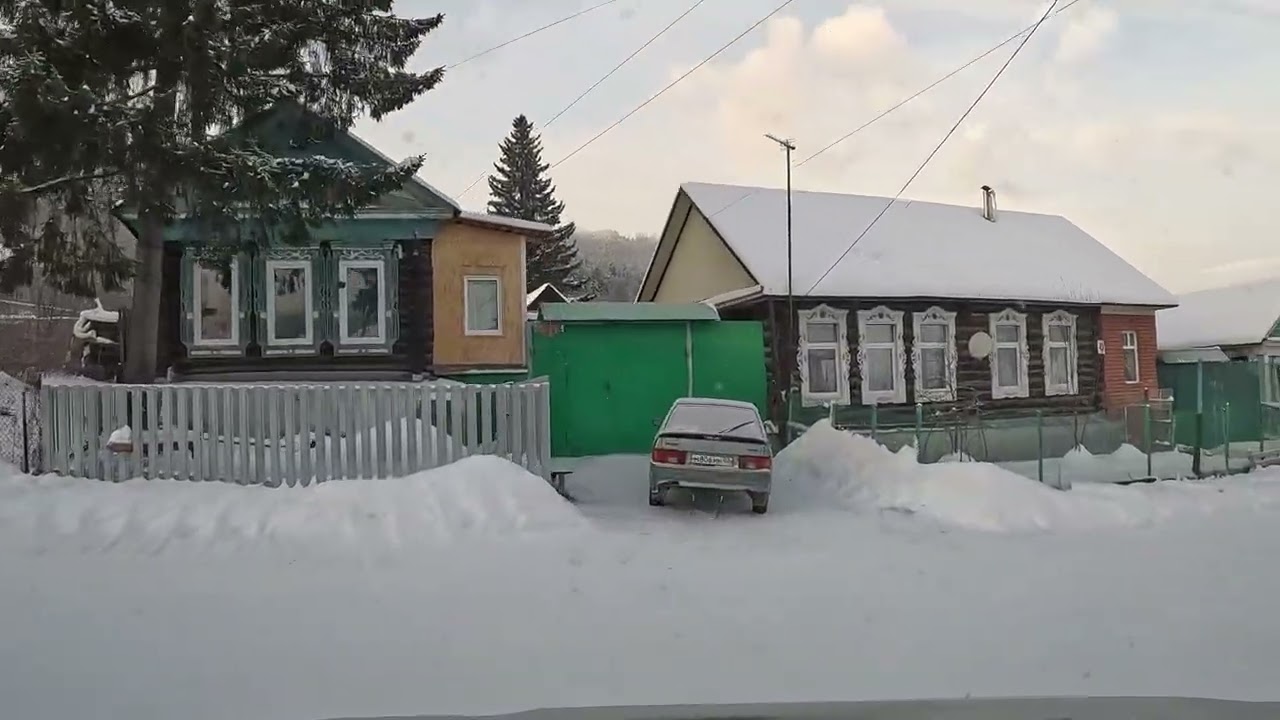 Белорецк. Нижнее селение. Южный Урал. 30.12.2025.