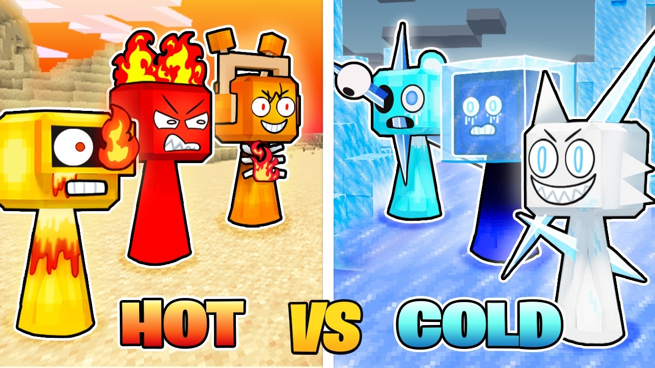 SPRUNKI: HOT vs. COLD?! (Minecraft)