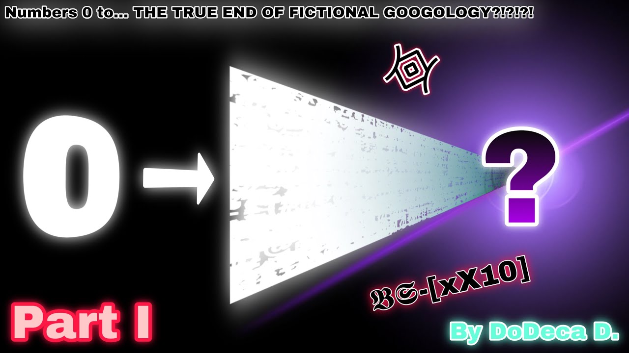Numbers 0 to THE TRUE END OF FICTIONAL GOOGOLOGY?!?!?!?!?! [Part I]