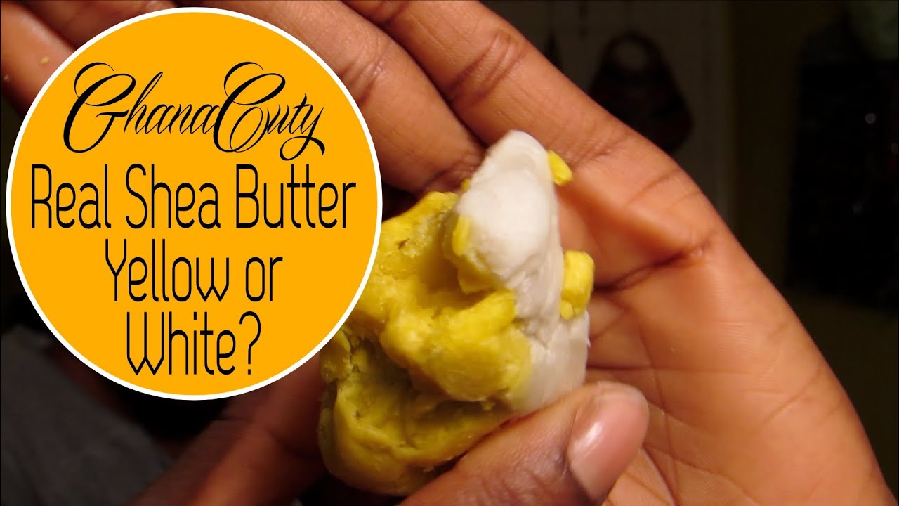 What Color Is Real / Raw Shea Butter?