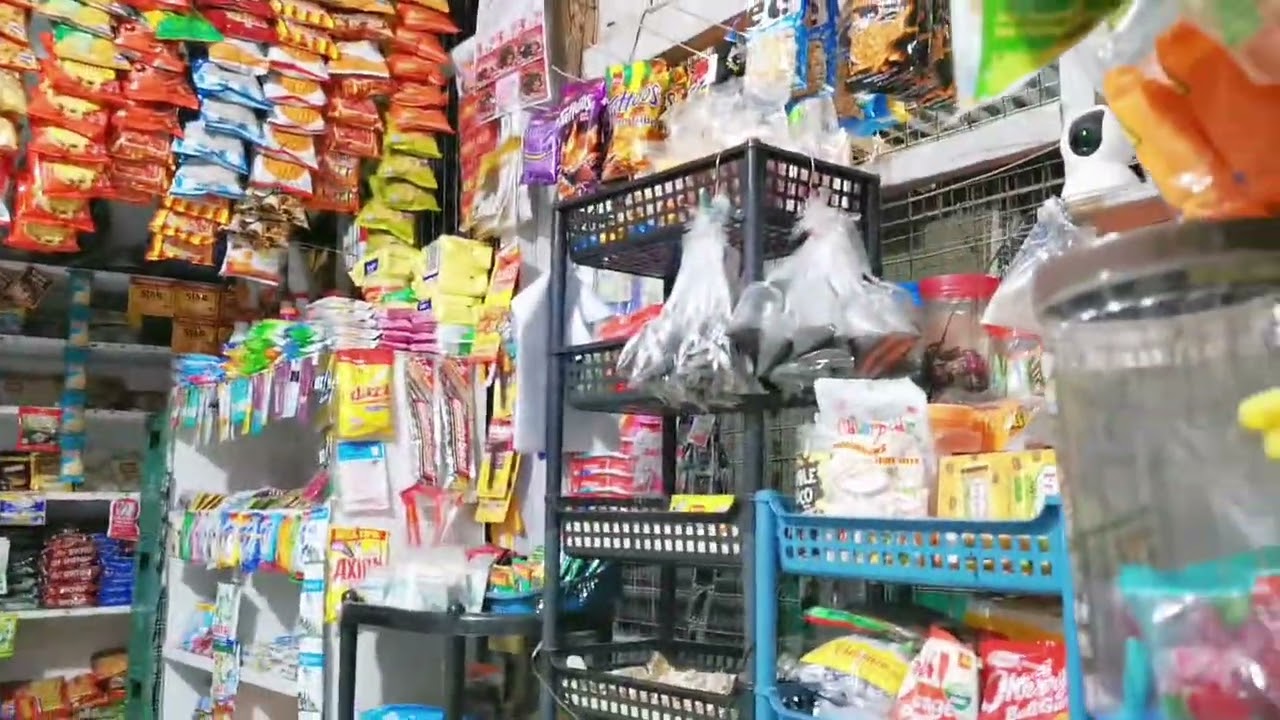 VIEW SA HARAP AT ITSURA SA LABAS NG AMING TINDAHAN KAPAG GABI🤗SARI SARI STOREUPDATE☺️