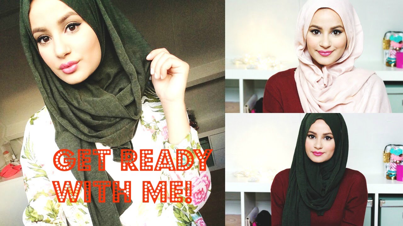 Get Ready With Me! Make-up Tutorial, Hijab Tutorial & OOTD! | Hijab Hills