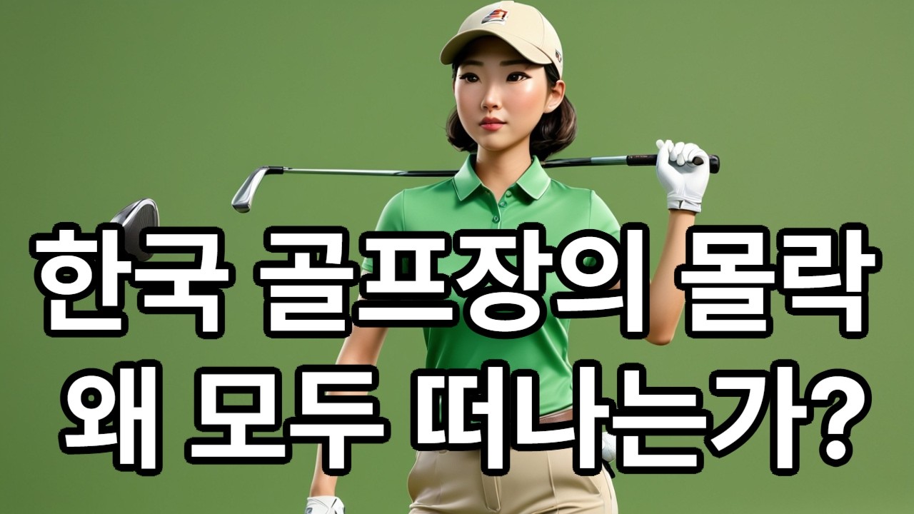 골프장이 몰락하는 진짜 이유;호황기 누리던 한국 골프장  500개