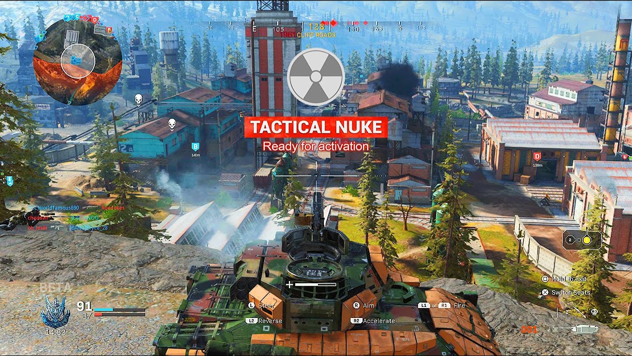 TANK ONLY TACTICAL NUKE?! (Modern Warfare 32v32 Ground War Gameplay!)