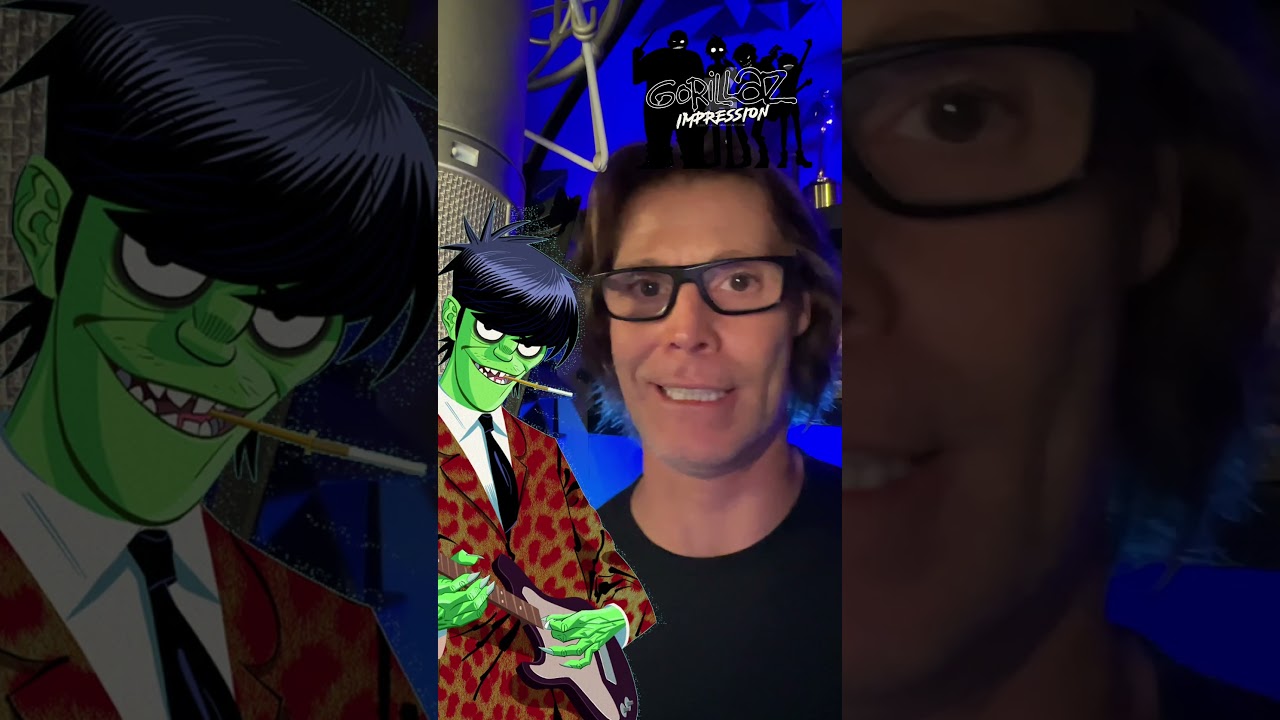 Gorillaz Murdoc attempts to sing &ldquo;Feel Good Inc&rdquo;. #gorillaz #music #song