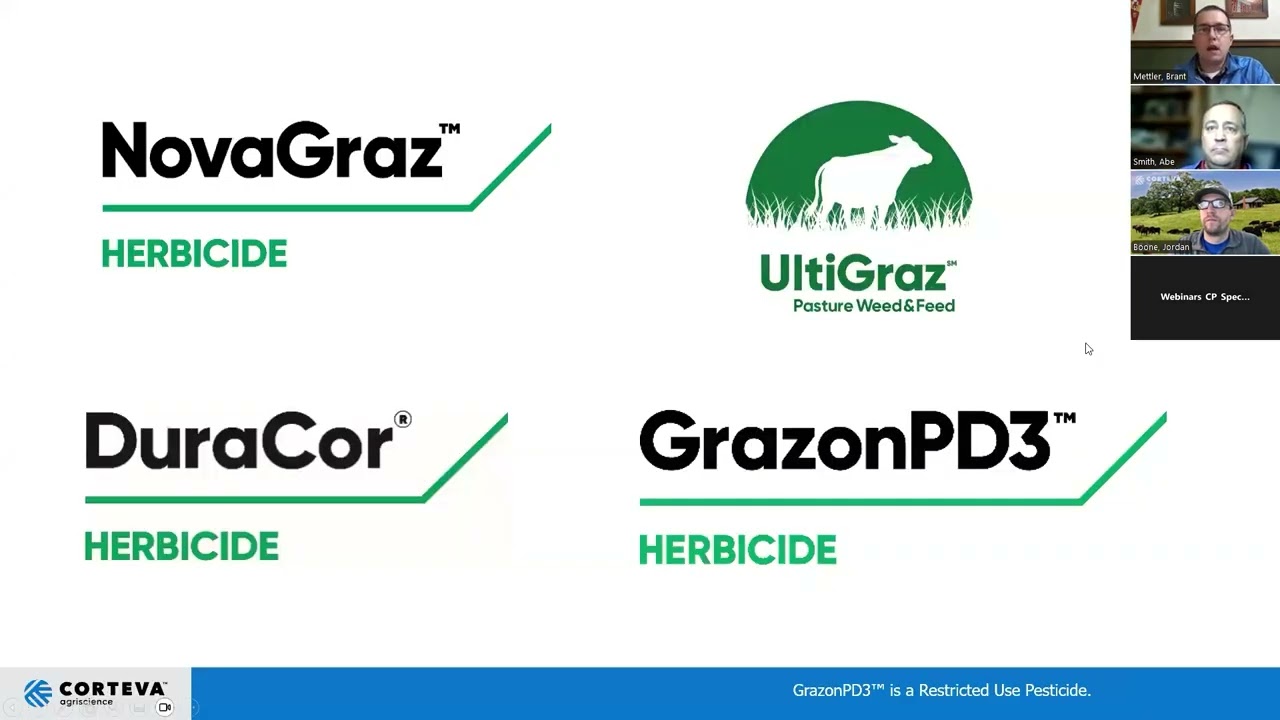 Corteva Spring Range and Pasture Recommendations Webinar