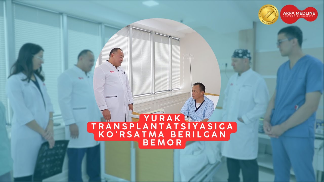 YURAK TRANSPLANTATSIYASIGA KO'RSATMA BERILGAN BEMOR