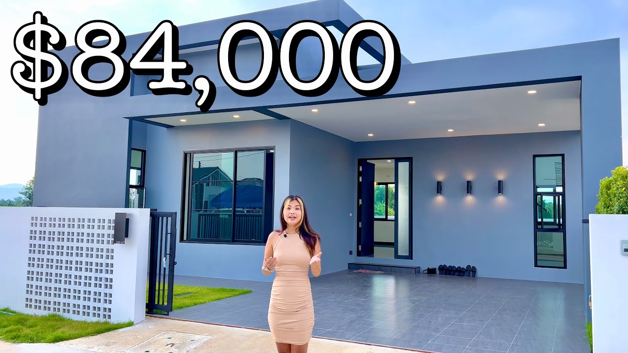 Новый современный дом за 2 890 000 тайских бат (84 000 долларов США) на продажу в Чиангмае, Таиланд