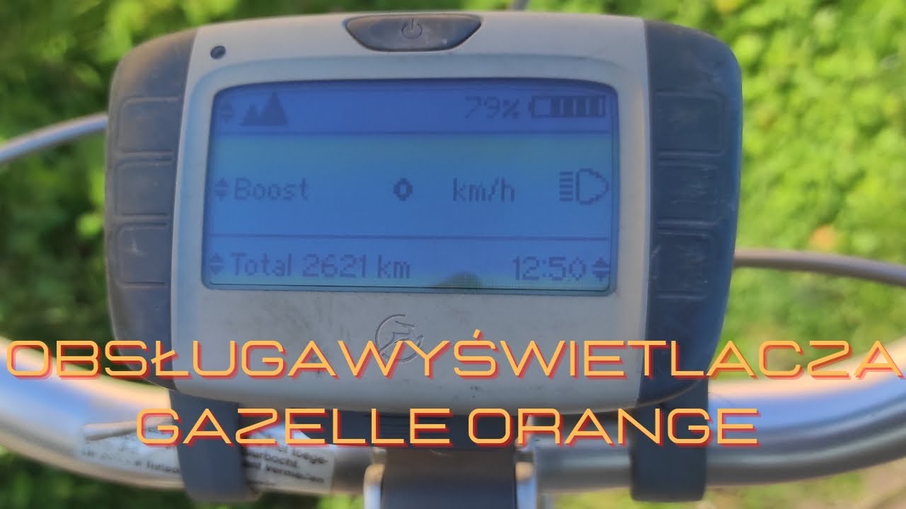 Instrukcja obsługi wyświetlacza GAZELLE ORANGE INNERGY EXCELENT/ zmiana godziny i języka ❗