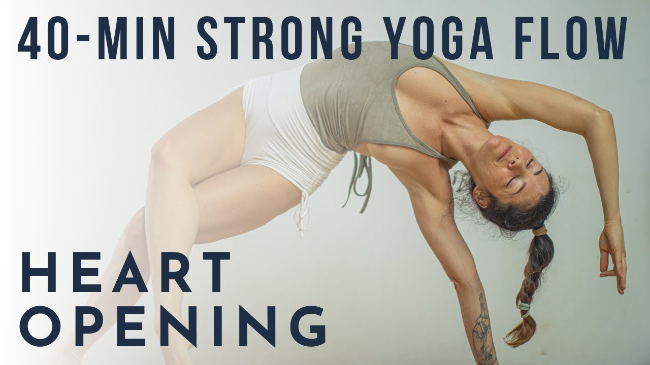 40-Minute Strong Yoga Flow: Heart Opening | Meghan Currie Yoga 🌶🌶