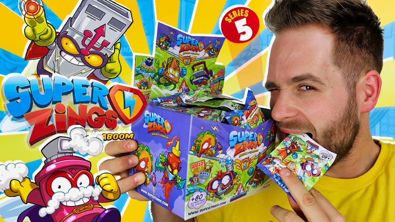 SuperZings Series 5 UNBOXING CAJA COMPLETA 50 SOBRES en Pe Toys
