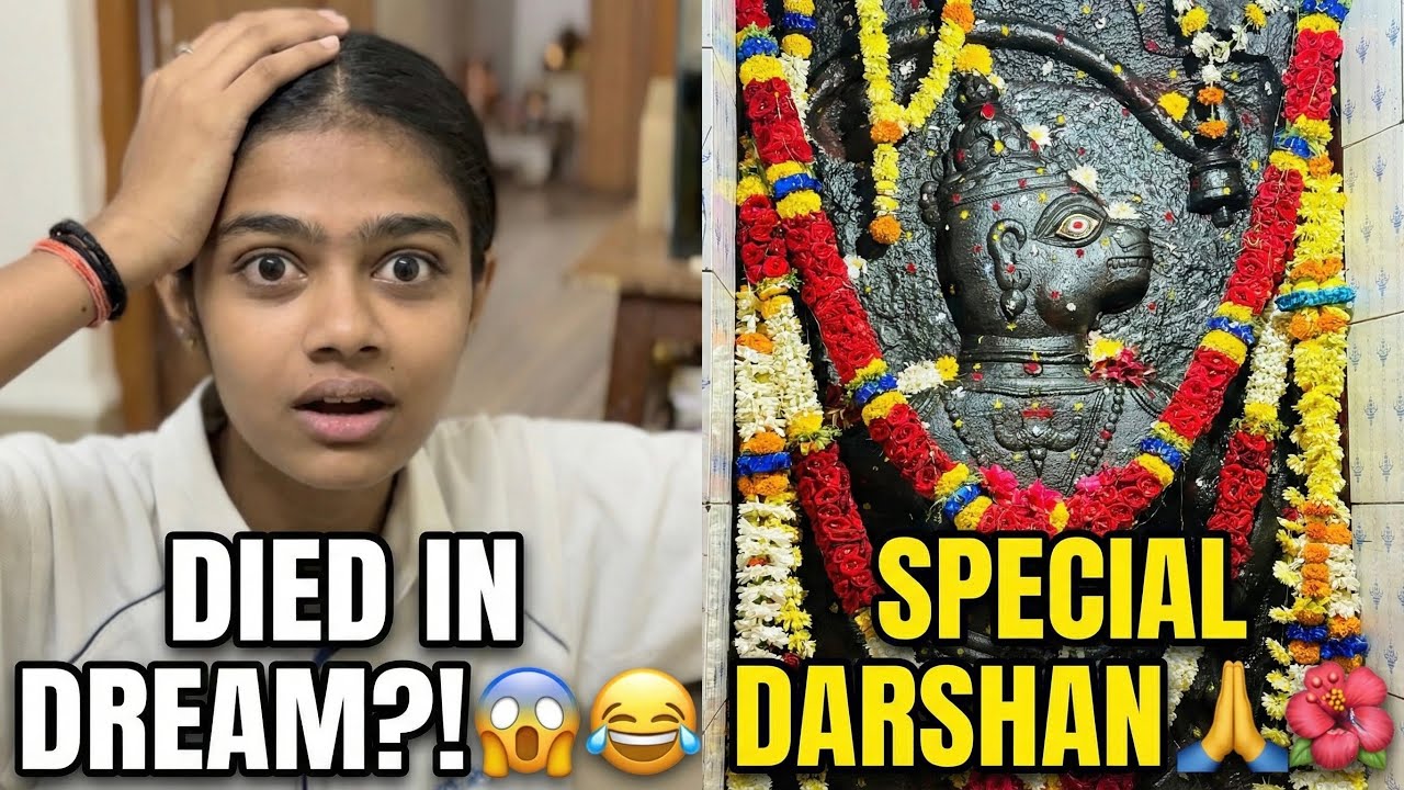 She Thought She Died in Her Dream 😭😂 | Temple Visit Vlog | @prattukevlogs007 |