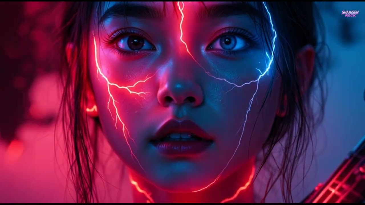 Japanese Neon Rock | Shamisen & Electric Guitar Energy
