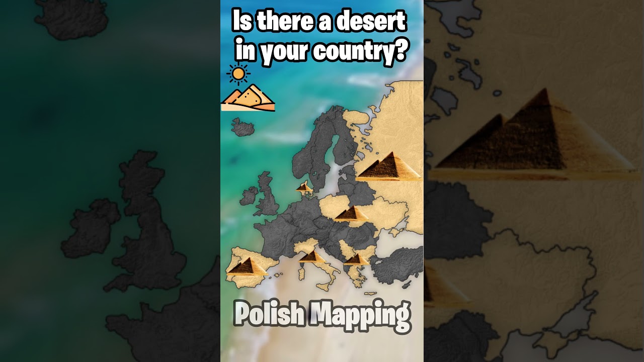 Is there a desert in your country?  #history #map #europe #geography #mapping #mapper #shorts