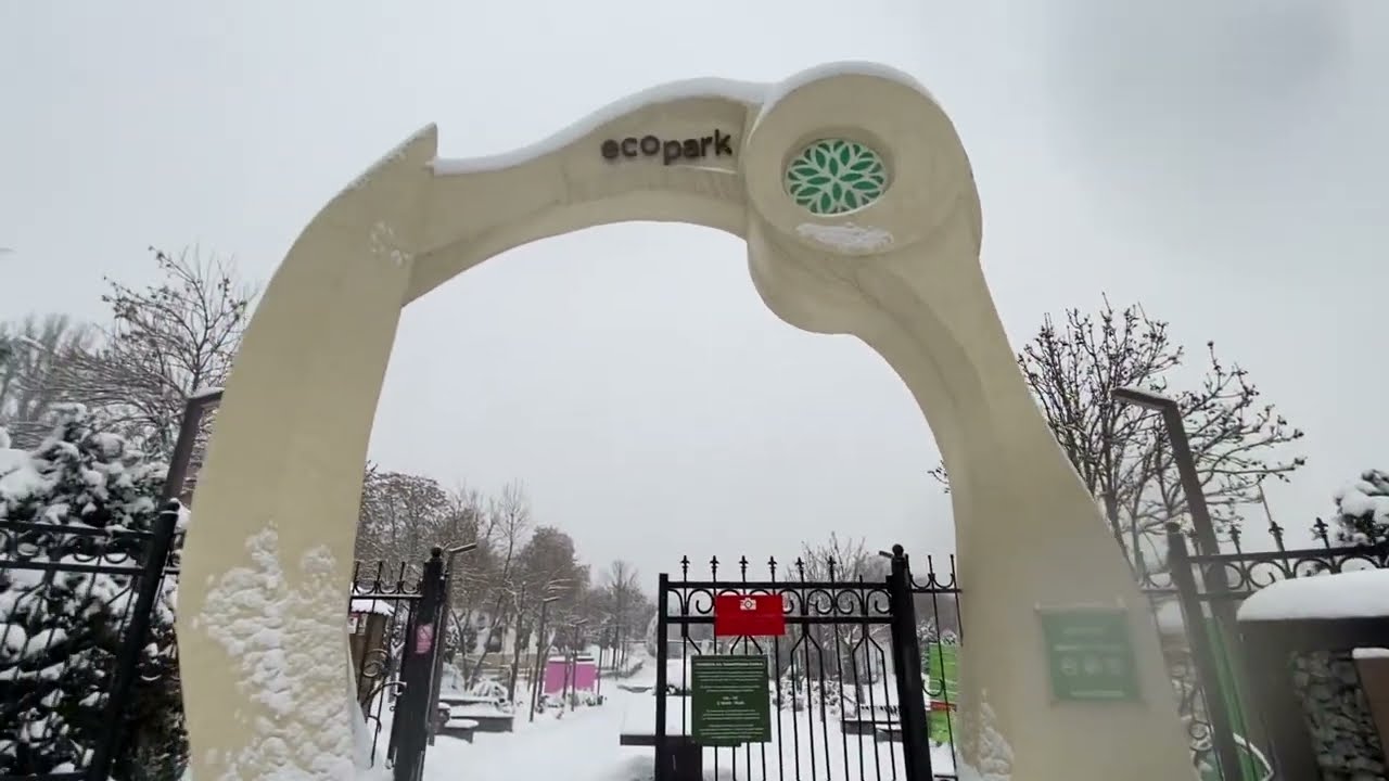 Узбекистан. Ташкент! Экопарк зимой!