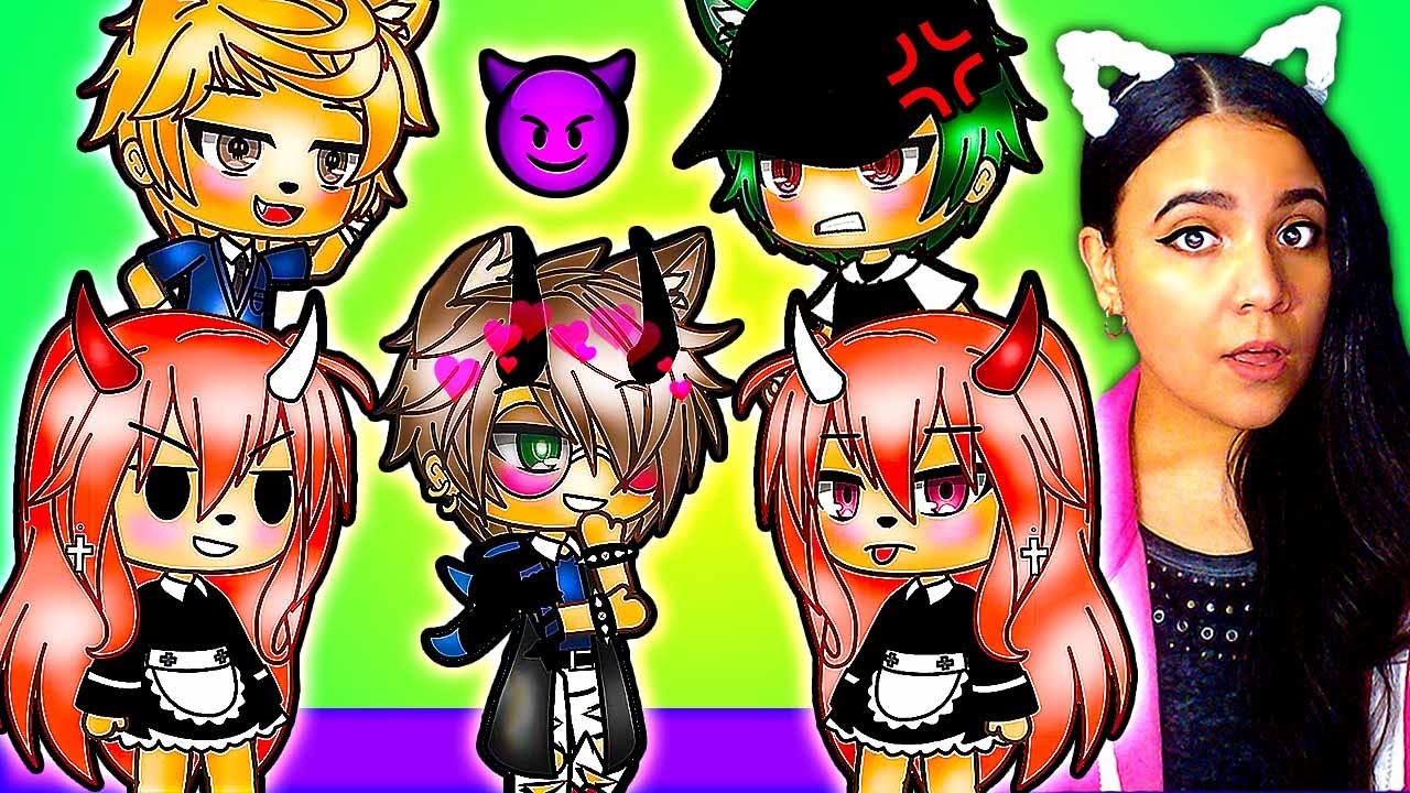 Maid For The Famous Devils?! 😈💔 Gacha Life Mini Movie Love Story Reaction ft Voice Actors