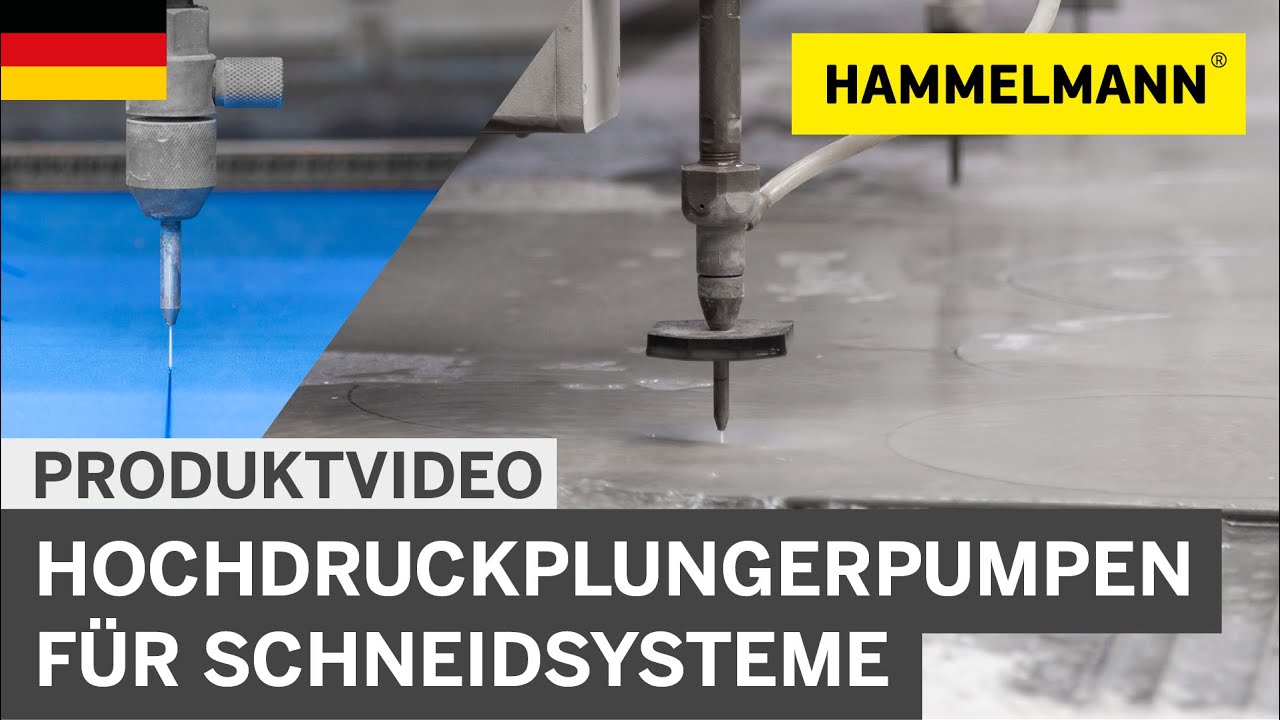 Hochdruckplungerpumpen f&uuml;r Schneidsysteme / Produktvideo