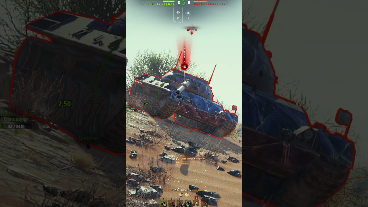 AMX 50 B WoT - he's having a fit of aggression