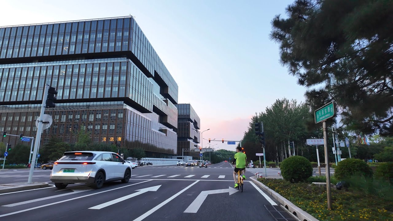 Beijing | Street View | Olympic Center | National Convention Center | Asia Financial Building | 4K