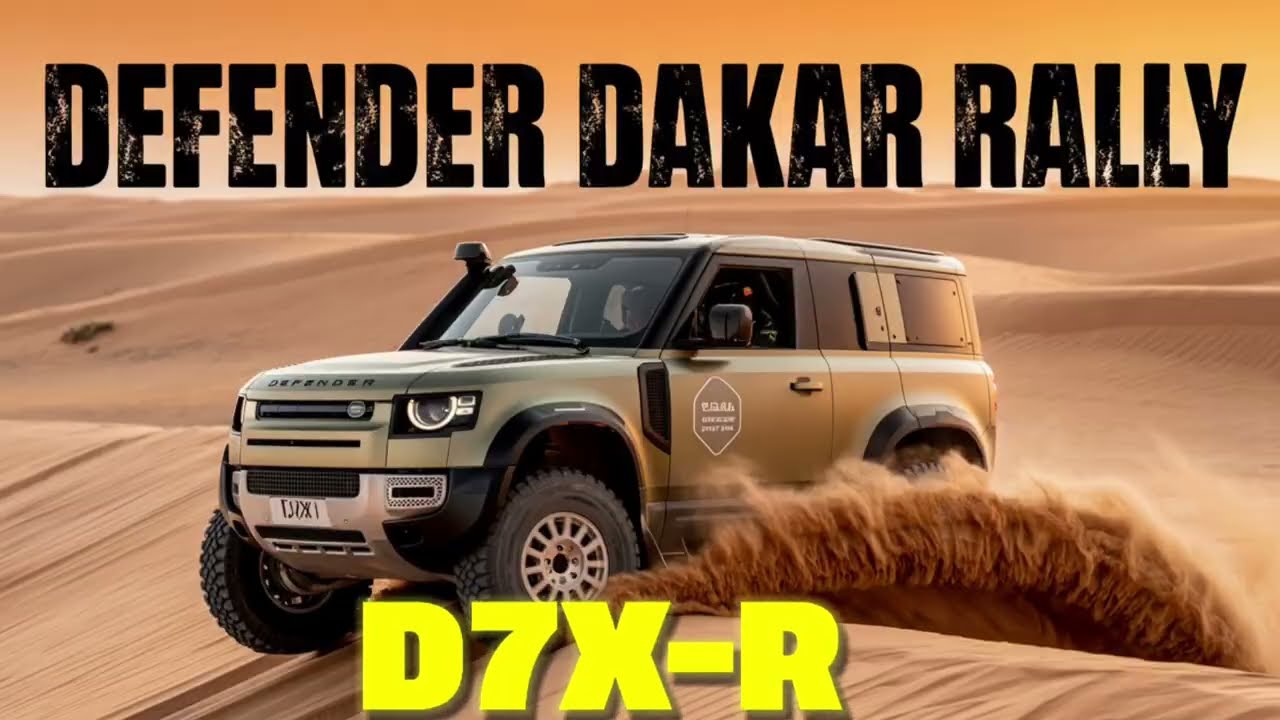 Defender D7x-R performed in Dakar Rally #shorts #viral #trending 