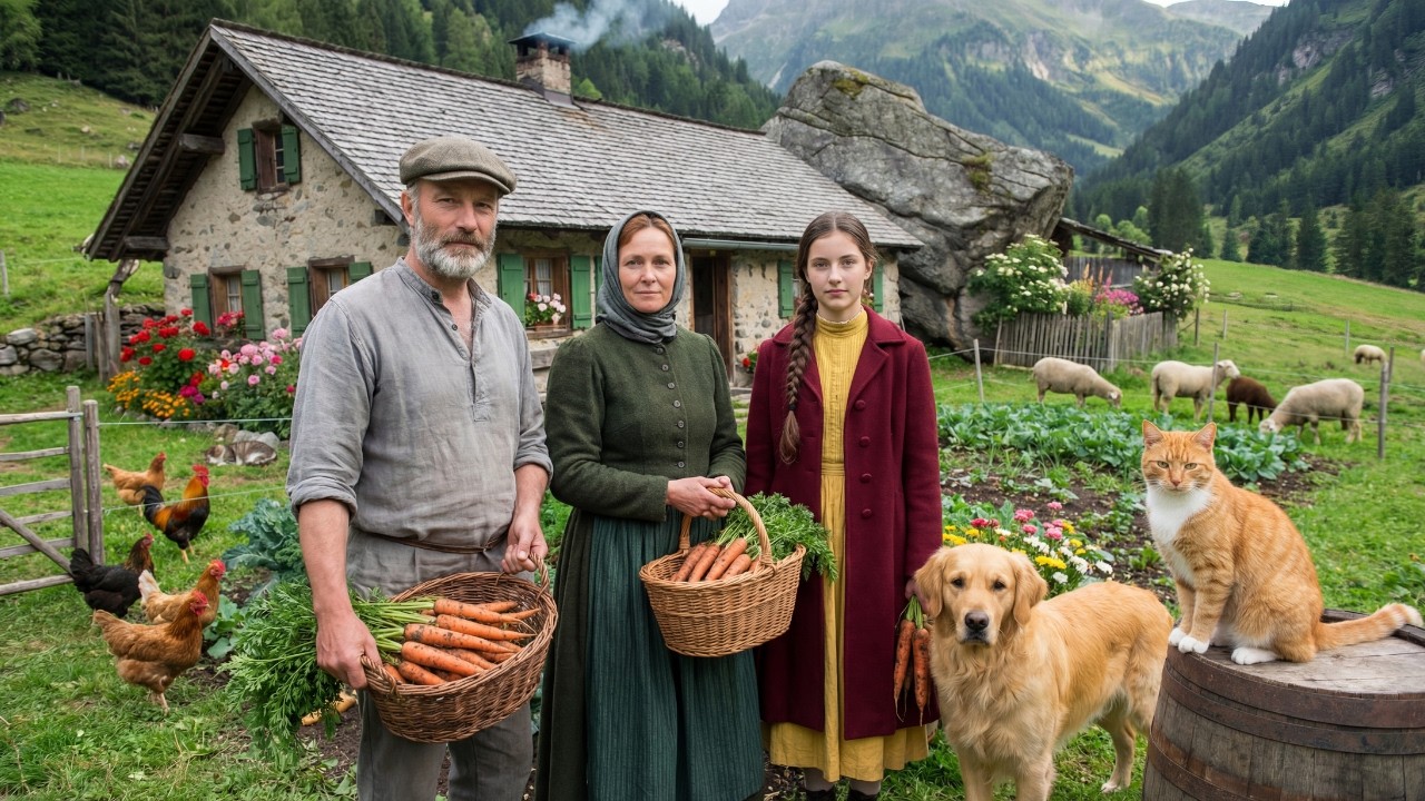 A Peaceful Life in the Countryside – Harvesting Fresh Vegetables from Our Garden | Farm Fresh