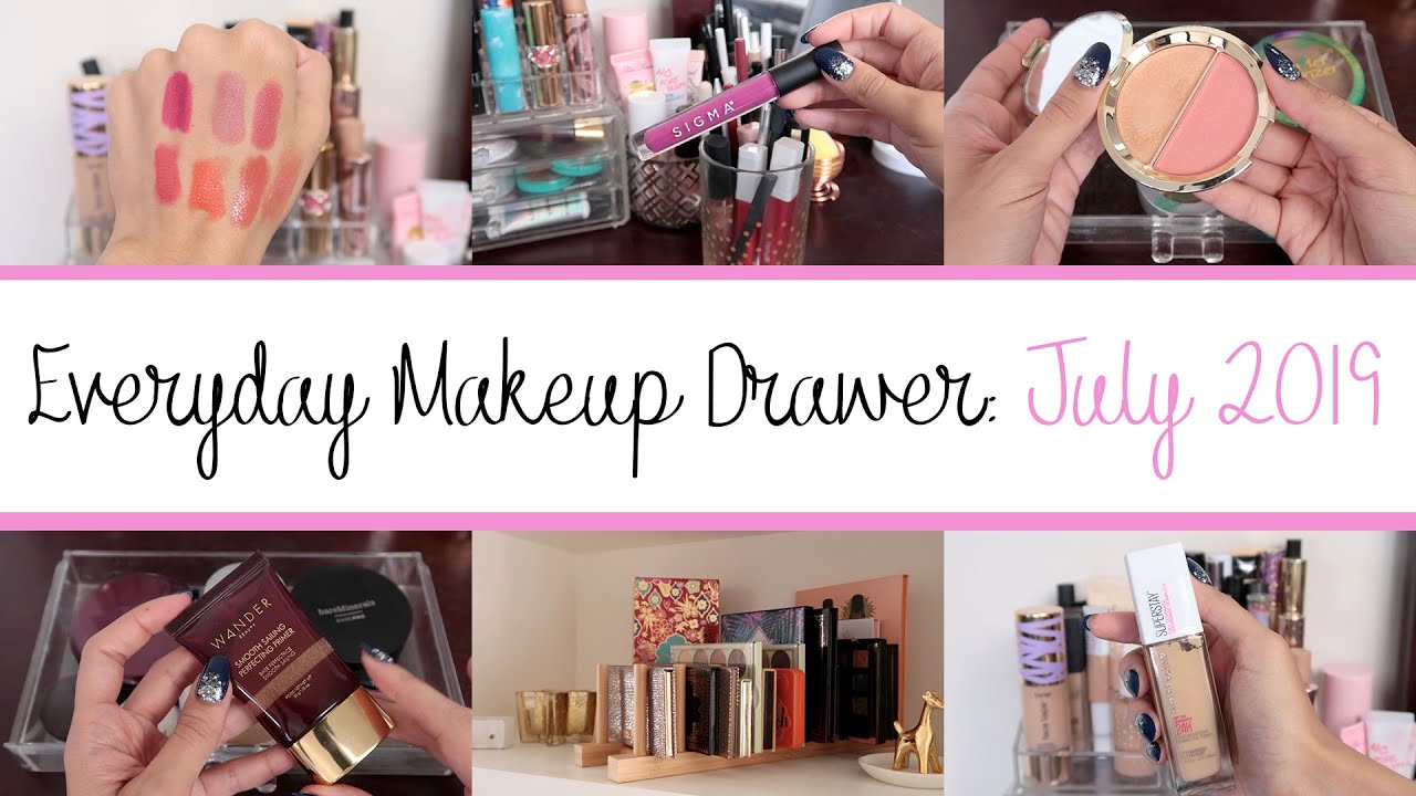 Everyday Makeup Drawer | July 2019