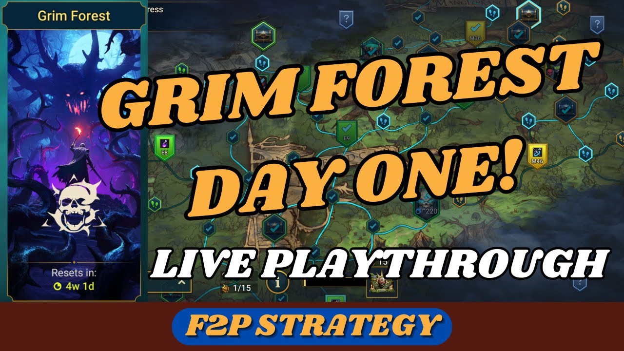 Grim Forest First Playthrough! | F2P Strategy | RAID: Shadow Legends