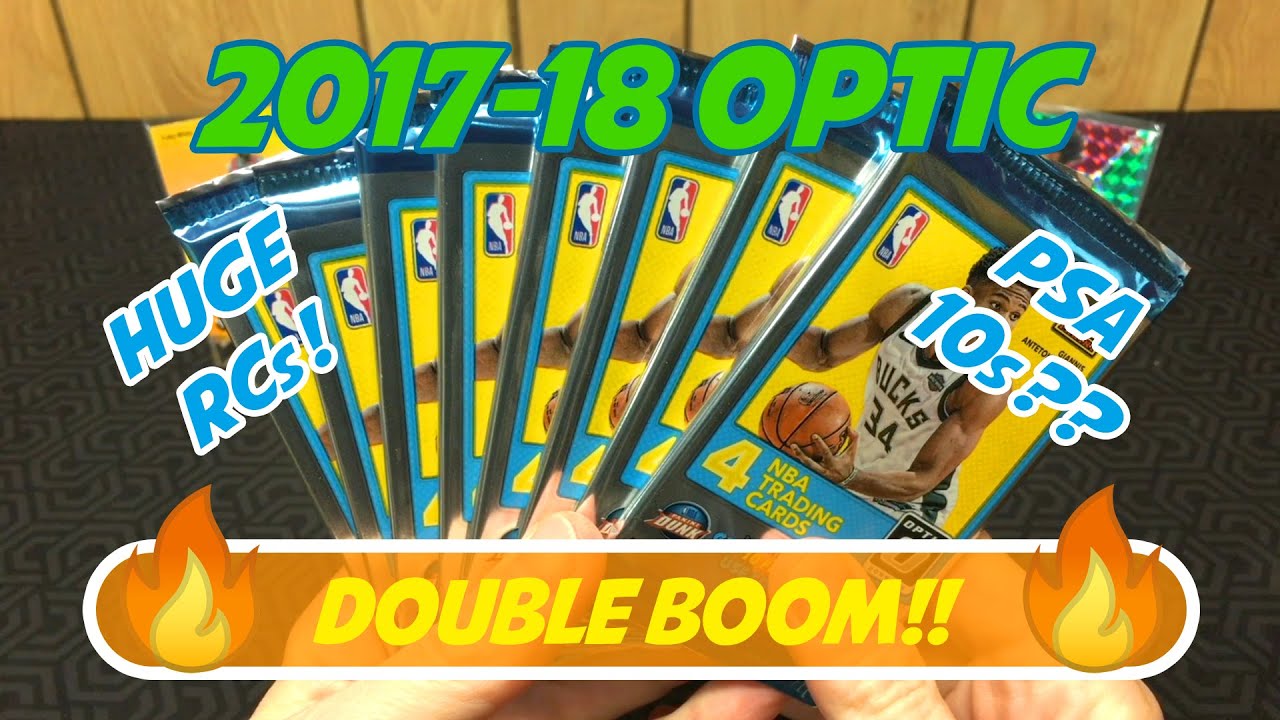 2017-18 Optic Basketball Mega Box Opening 🔥 DOUBLE BOOM!! 🔥