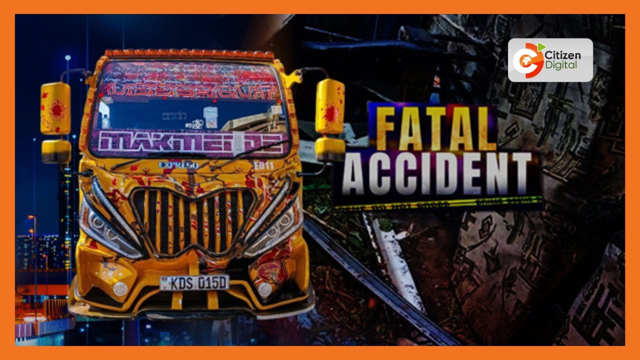 Matatu filmed being recklessly driven crashes in Nyeri