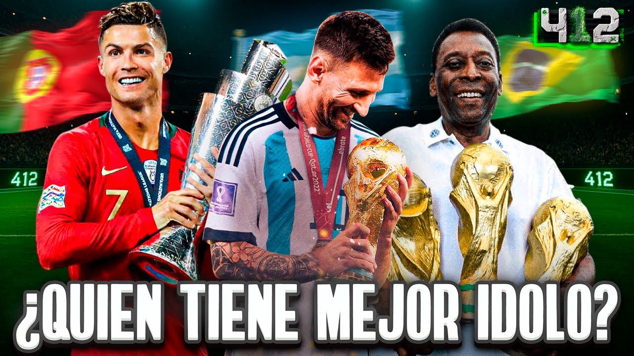 CUAL ES EL MEJOR IDOLO EN LA HISTORIA DE LAS SELECCIONES? CR7? MESSI? PEL&Eacute;?  - DEBATE