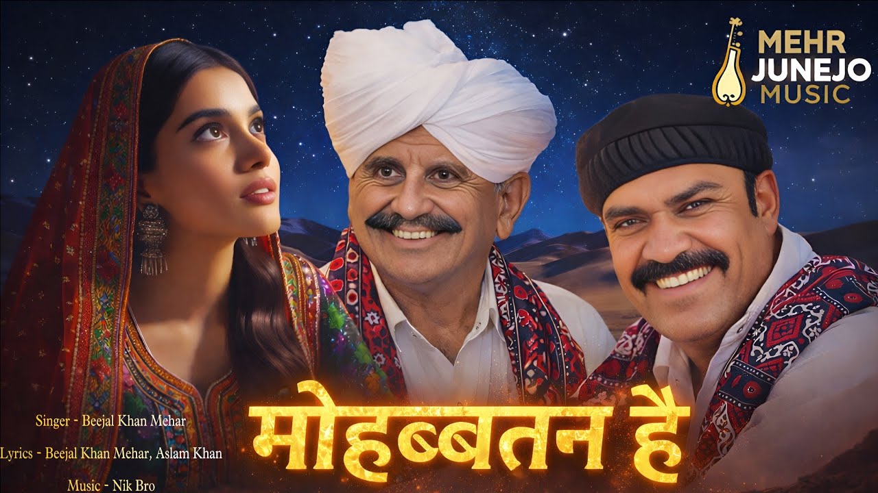 मोहब्बतन  । Mohbbtan  Beejal khan Mehar  ।Aslam Khan  । Nik Bro ।मारवाड़ी ढाटी सॉन्ग