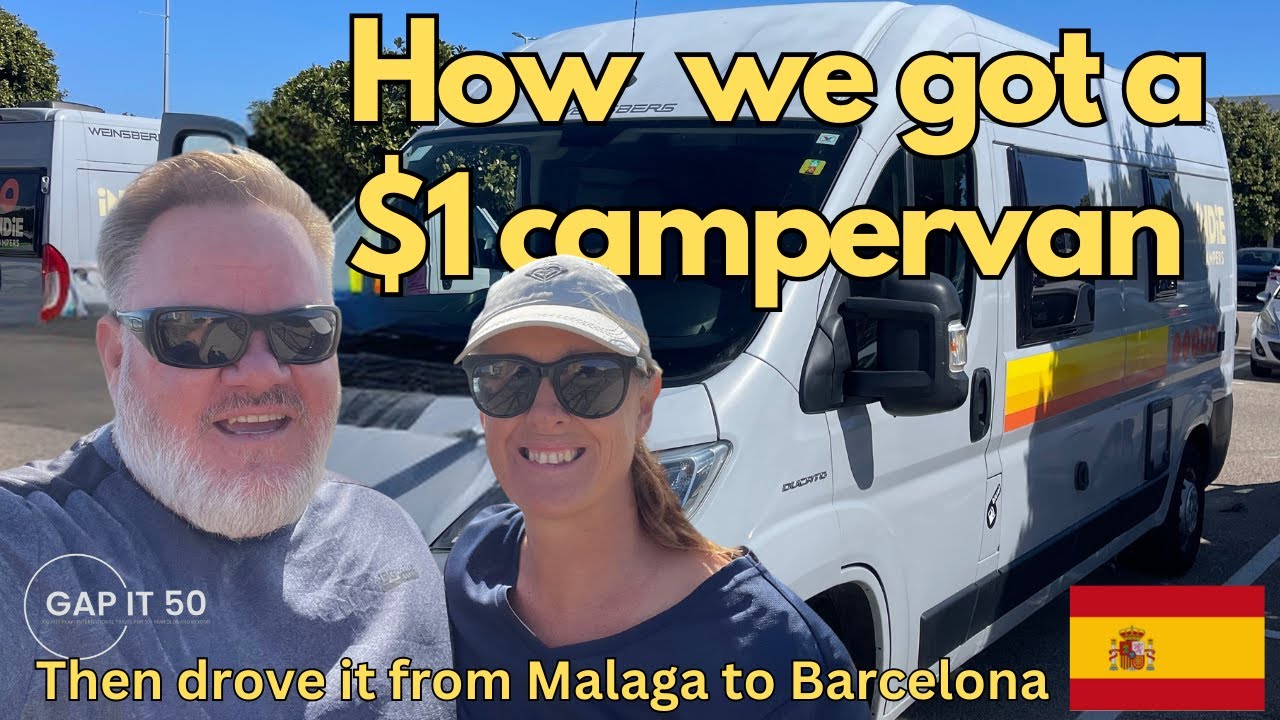 The $1 per day campervan | Malaga to Barcelona Road trip | The Cheapest Road trip Ever? | GAPIT50