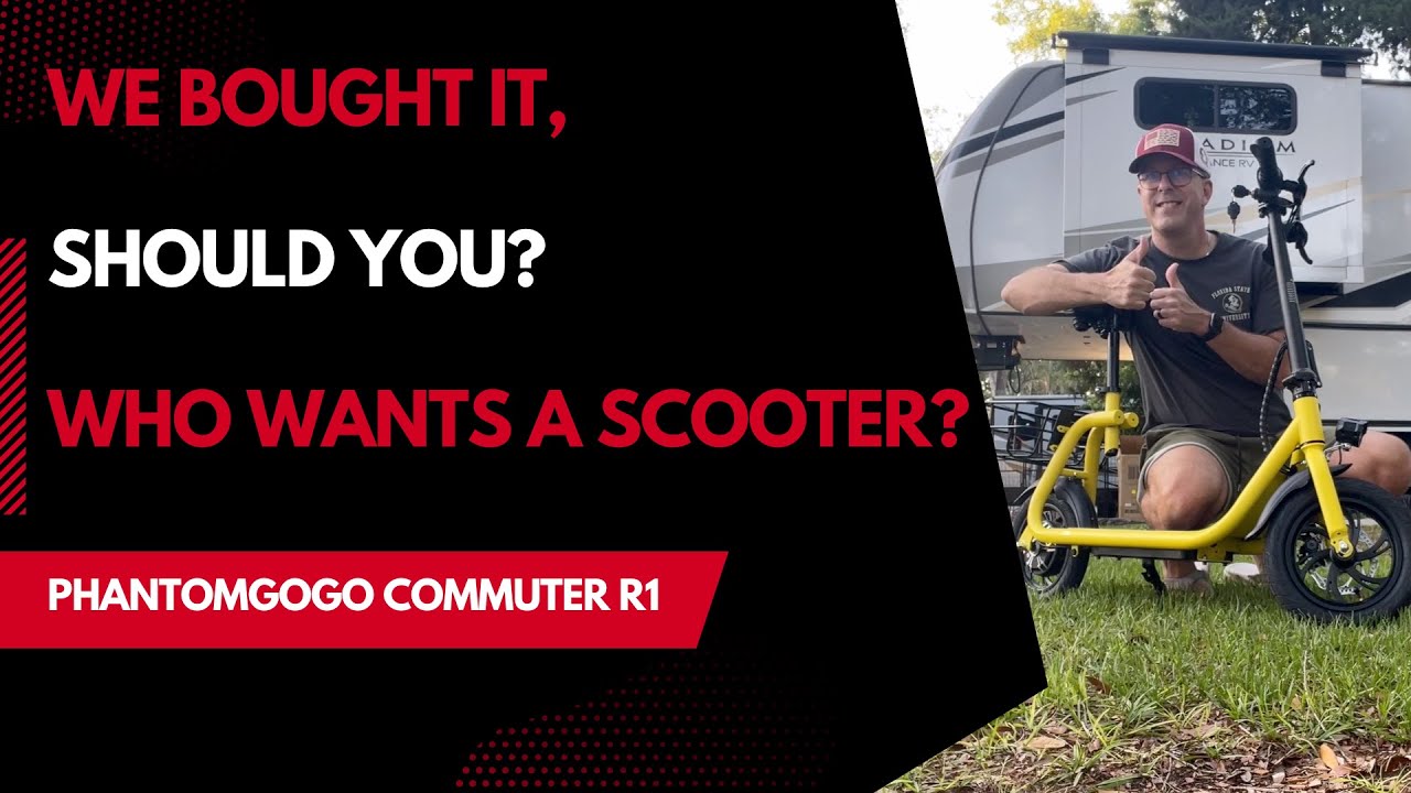 Электрический скутер Phantomgogo Commuter R1 — это весёлый и простой способ передвижения?