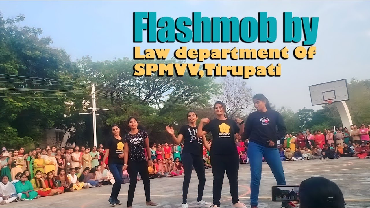 #flashmob,2023 by Law Department Students of SPMVV,Tirupati