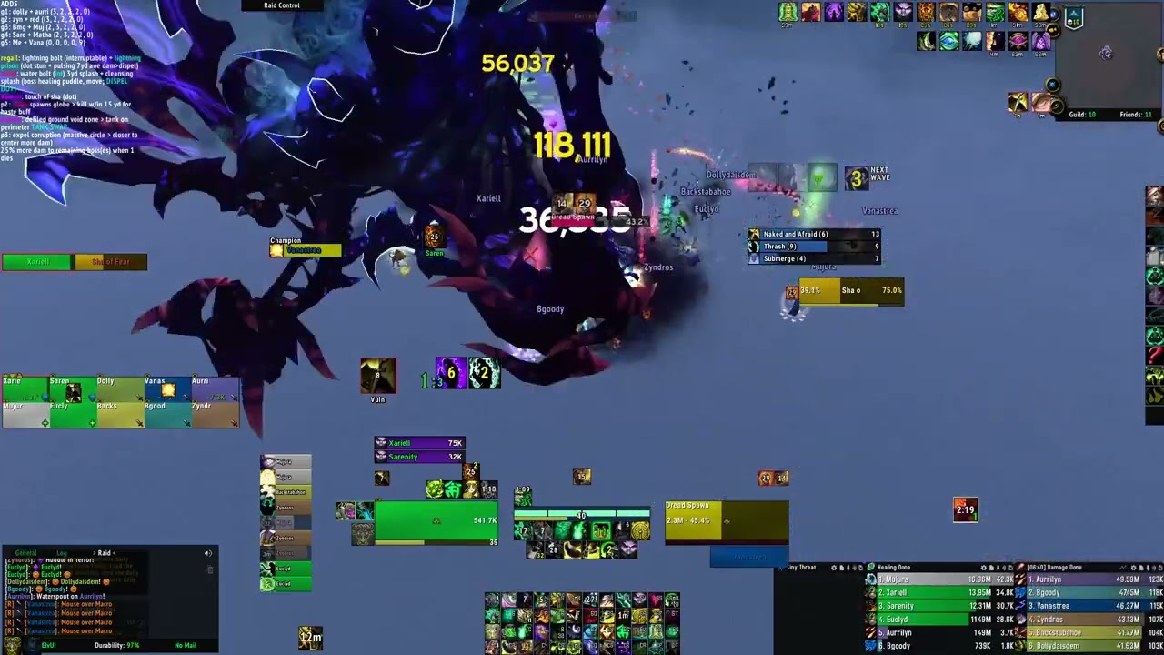 ToES Brewmaster Monk Heroic Sha of Fear Guild First 10 Man