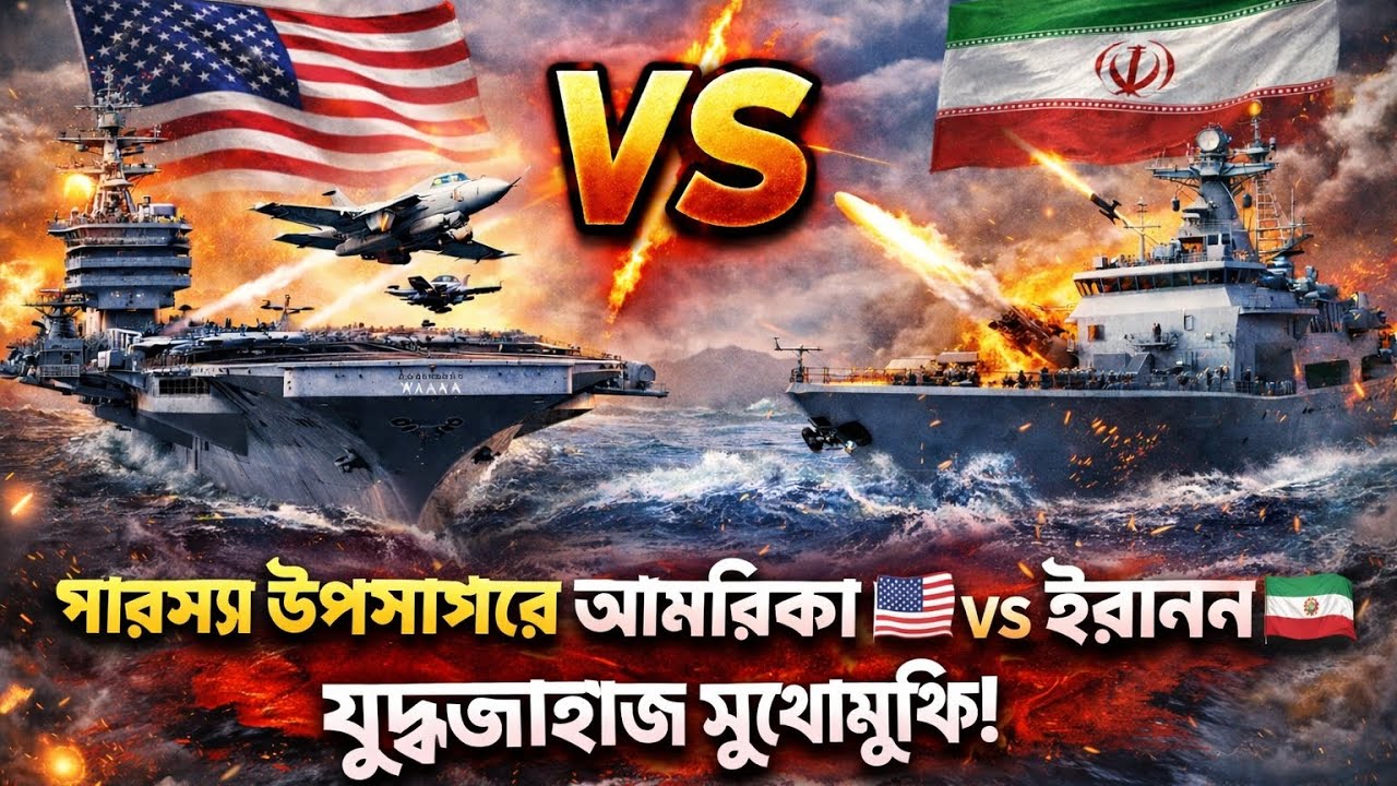 পারস্য উপসাগরে সামরিক শক্তির প্রদর্শন – কার অবস্থান শক্তিশালী? যুদ্ধের আশঙ্কা? পারস্য উপসাগরে কি....