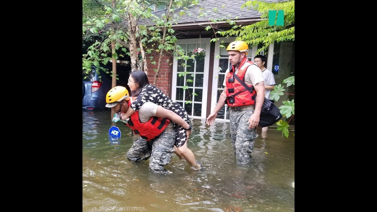 Dramatic Rescues Following Hurricane Harvey