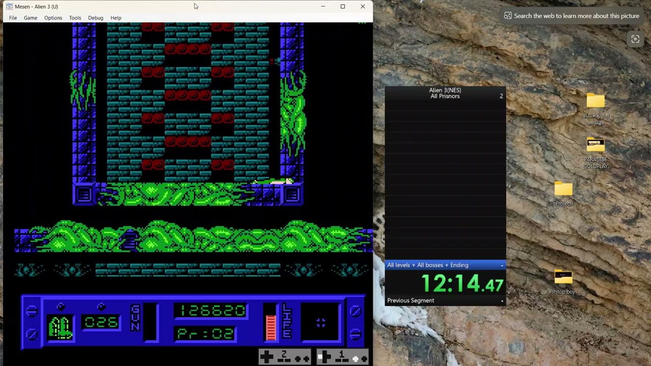 Alien 3 (Nes) - Speedrun - All prisnors - 24:48 - PB