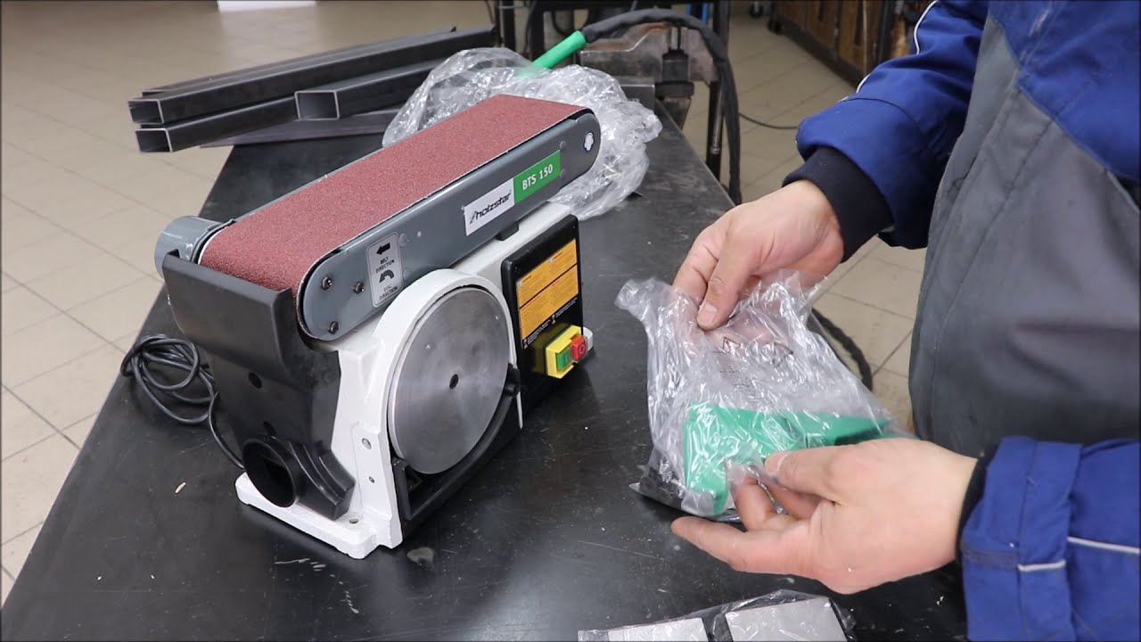 Unboxing Levigatrice a nastro Holzkraft BTS 150 Nuovo arrivo in Lab Marfy Maker belt sander