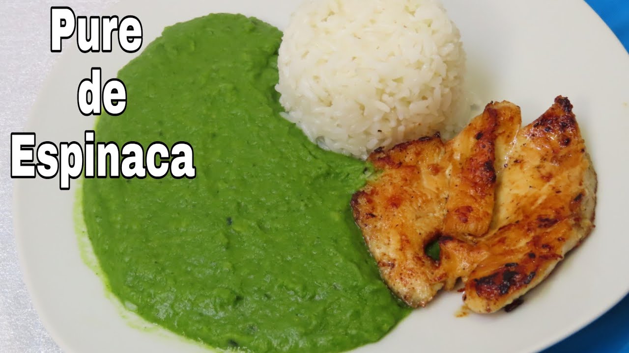 RICO Puré de papa con Espinaca🥔 🥬 Receta NUTRITIVA facil de preparar