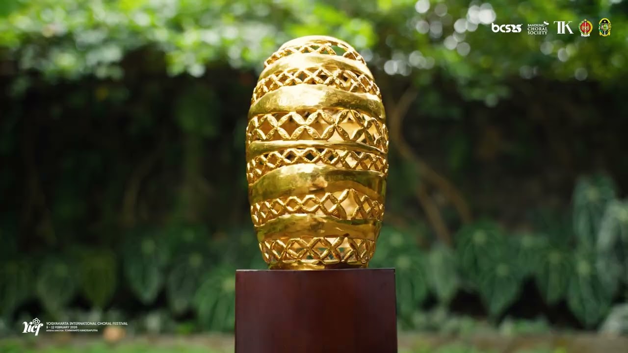 Behold the majestic Trophy of Yogyakarta International Choral Festival 2026!
