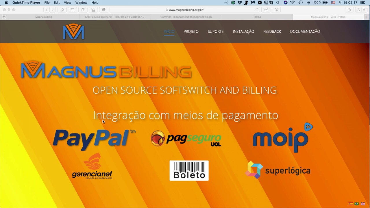 MagnusBilling Atualizações Resumo quinzenal de 2019-05-16 à 2019-06-14
